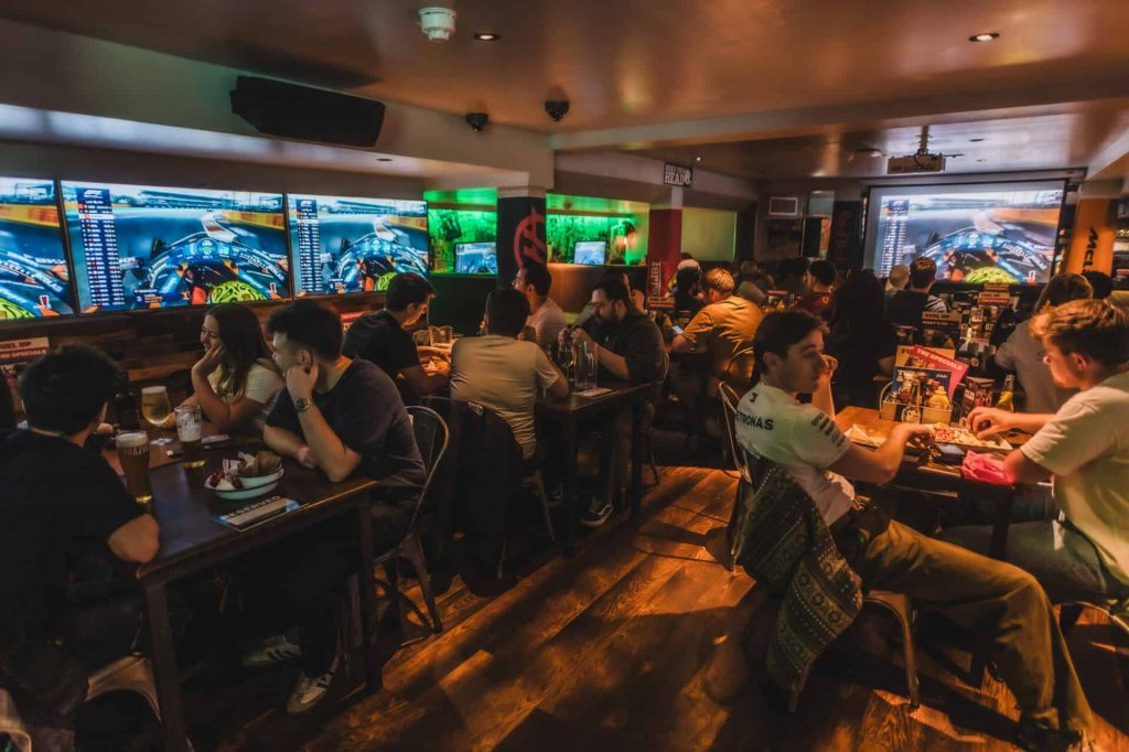 The Belushi bar fully crowded at St. Christopher's London Bridge – The Village