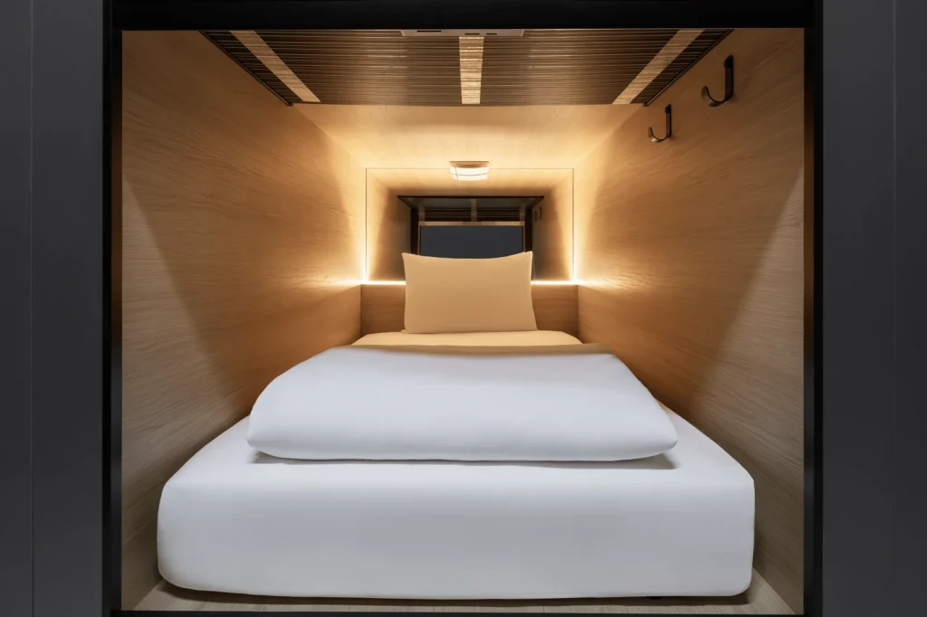 A Capsule Cocoon bed at Zedwell Picadilly